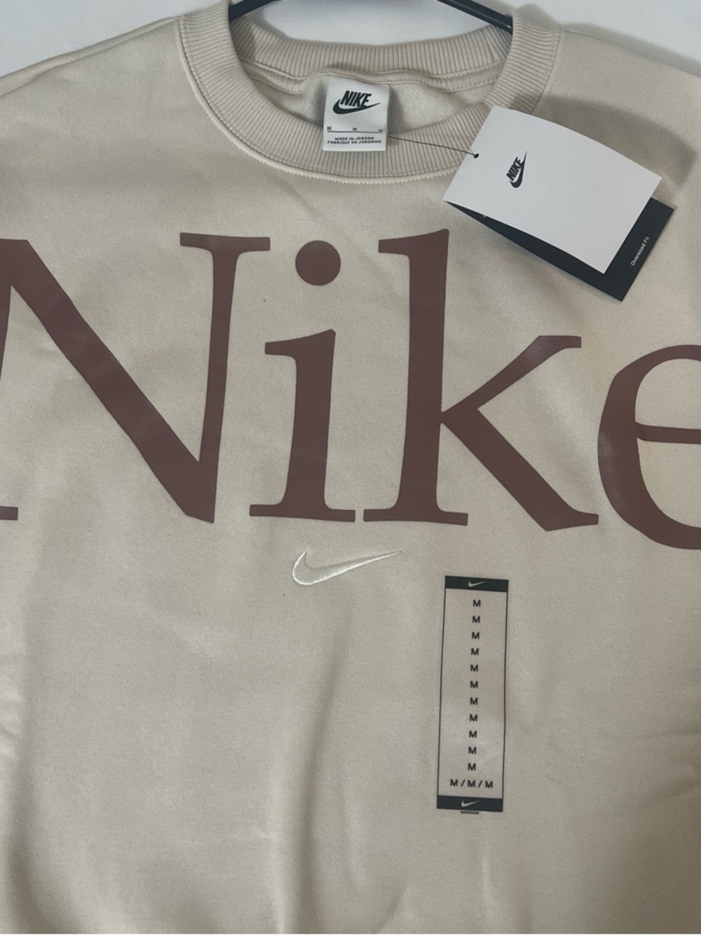 Nike Sportswear Phoenix Fleece Women's Oversized Logo Crew-Neck Sweatshirt Med
